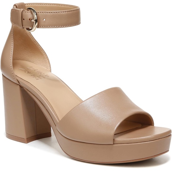 Naturalizer Shoes - Naturalizer Elegant Tan Block Heel Sandals